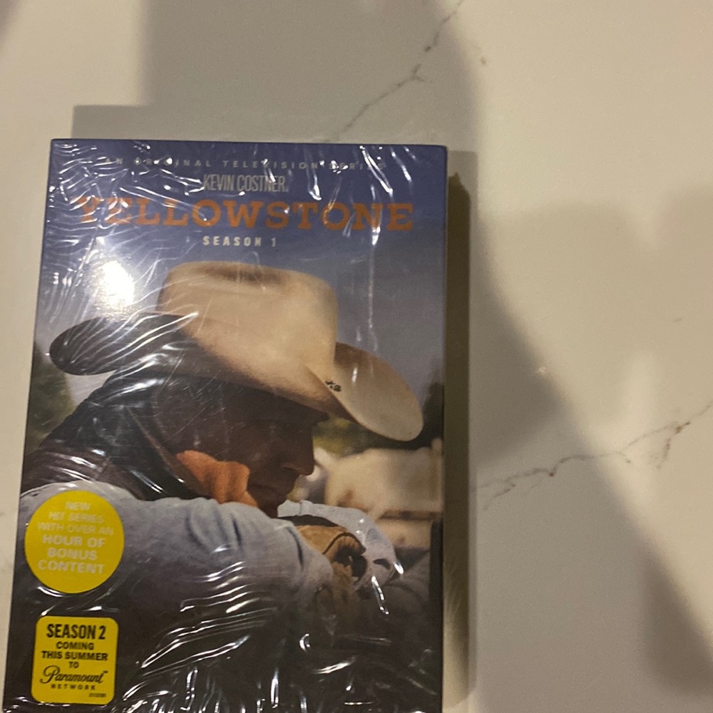 Yellowstone seasons 1 and 2 new in package sealed dvd